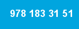 978 183 31 51 978 183 31 51